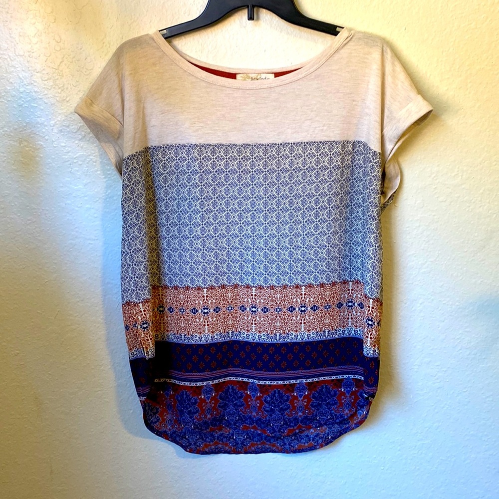 Rewind brand blouse, size large, great condition- like new